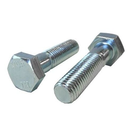 Newport Fasteners Class 10.9, M16-2.00 Hex Head Cap Screw, Zinc Plated Steel, 75 mm L, 125 PK 392242-125